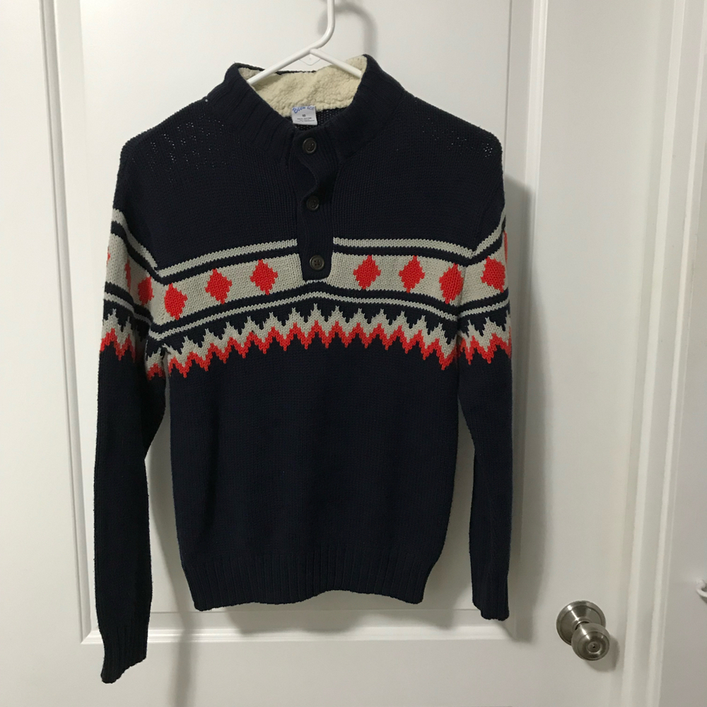 Bleu Ice Navy Sweater Boys 10 EUC